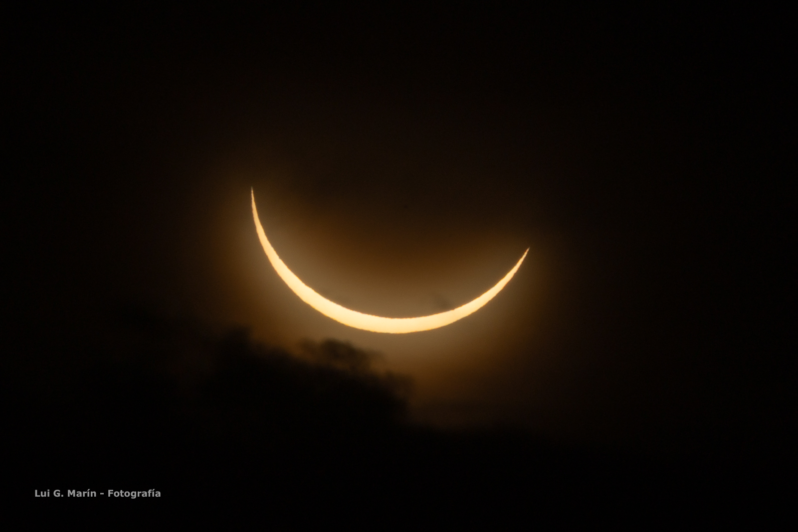 La fotos del eclipse del 12 de agosto de 2026, desde Málaga